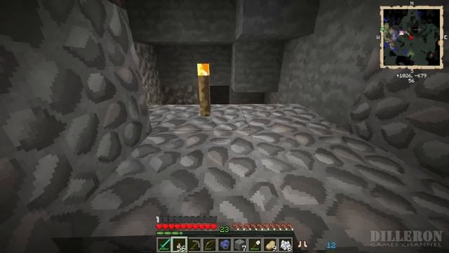 ч.07 Minecraft Загадочные приключения (с модами) - Начинаем исследовать пещеру смотреть онлайн