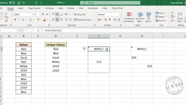 #SPILL! Error in Excel смотреть онлайн