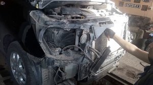 Hyundai Grand Starex как снять радиатор