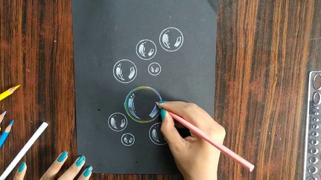 How To Draw Bubbles  Step- By- Step | Bubbles Drawing Tutorial | Easy To Draw