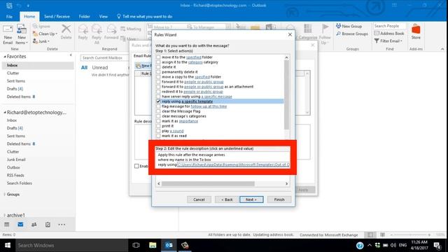 Microsoft Outlook 2016 ? How to set up an Out Of Office/Vacation Auto Email Reply Tutorial ✅ смотреть онлайн