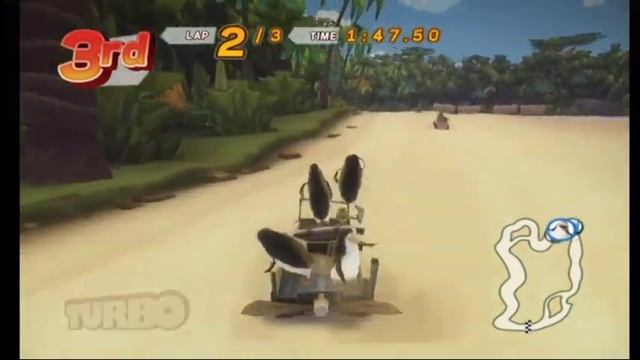 Madagascar Kartz Wii Gameplay смотреть онлайн