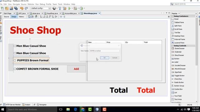 Shoe shop Inventory management system using Java смотреть онлайн