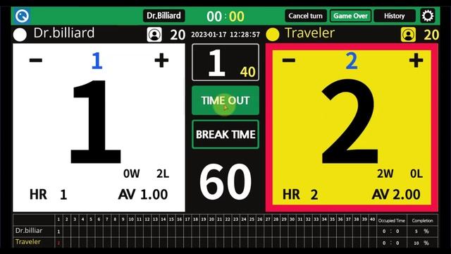 Dr.billiard's portable 3cushion billiard scoreboard manual смотреть онлайн