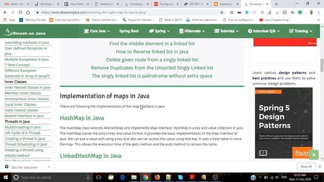Choosing the Right Map to use in Java смотреть онлайн