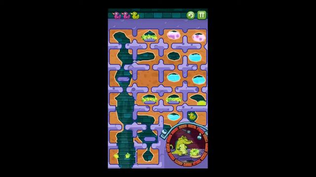 "Where's My Water?" "Cranky Challenge 7", level 3-11, walkthrough, shortplay смотреть онлайн