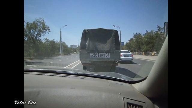Путешествия на машине по городу Актобе Казахстан, улица Маресьева и 8 микр смотреть онлайн