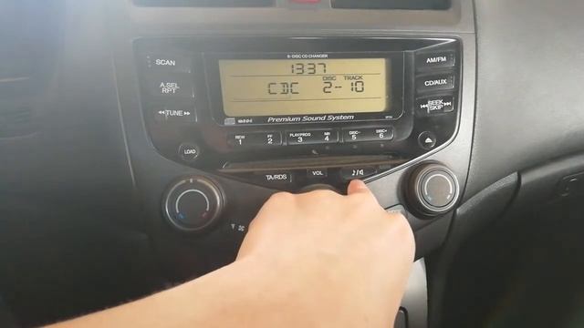 Как установить время на магнитоле хонда аккорд 7 смотреть онлайн