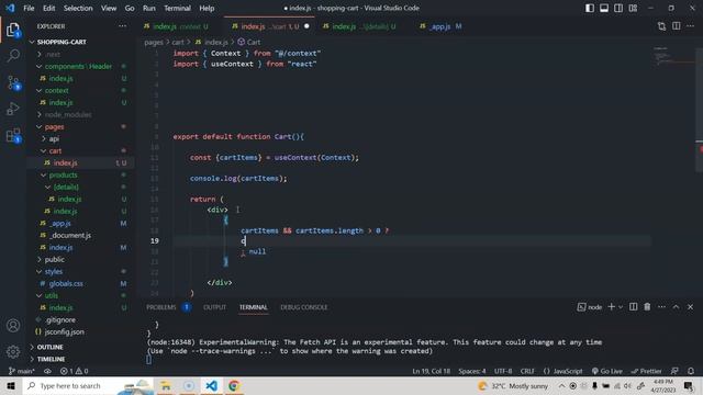 Next.js Tutorials for Beginners 2023 | Next.js 13 - #32 Shopping Cart - Rendering Cart Items смотреть онлайн