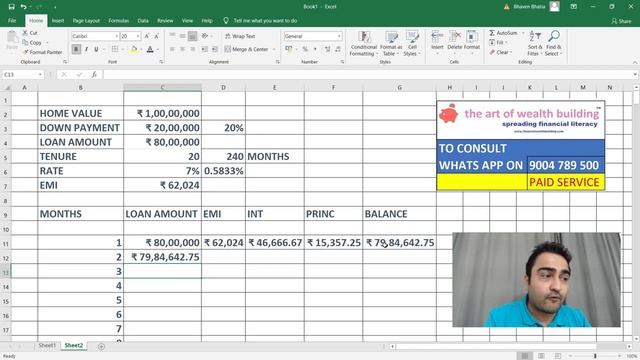 Home loan calculator excel live|principal plus interest calculator|reducing rate of interest смотреть онлайн