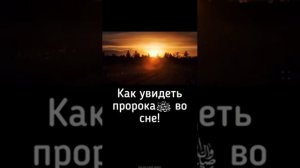 Как увидеть пророка Мухаммад (с.а.с) во сне!