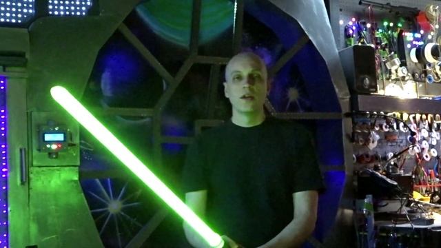 RGB Neopixel Blade for Tony T. 36" Long Trans White Tube with Makoto Foam and TCSS POGO Connector смотреть онлайн