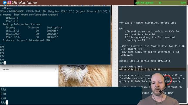 day 29 - EIGRP filtering: extended ACLs, offset lists, administrative distance смотреть онлайн