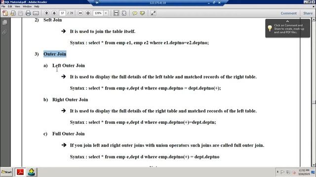 SQL Class 11 How to work with JOINS in SQL YouTube смотреть онлайн