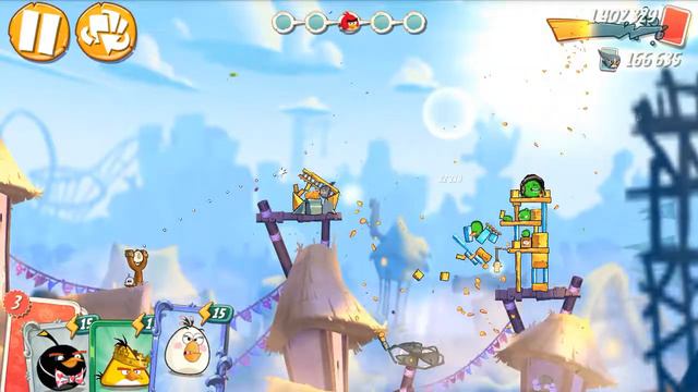 Angry Birds 2 LEVEL 202 / Злые птицы 2 УРОВЕНЬ 202 смотреть онлайн