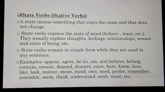 State Verbs|Stative verbs|State verbs with examples смотреть онлайн