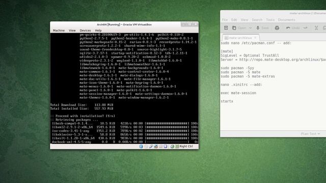 Arch Linux: Mate Desktop Install смотреть онлайн