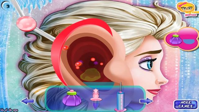 Elsa Ear Emergency  - Disney Frozen Doctor Game - Princess Elsa Emergency Games For Kids
