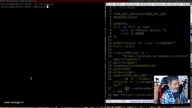 Shell script to search and play YouTube videos смотреть онлайн