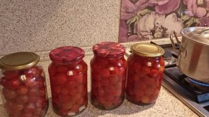 Вкуснейшие маринованные томаты черри. сорт Пуговка.