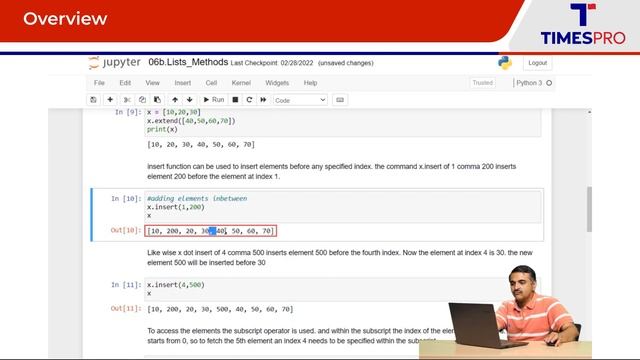 Learn the different List Methods in Python | Free Course | TimesPro смотреть онлайн