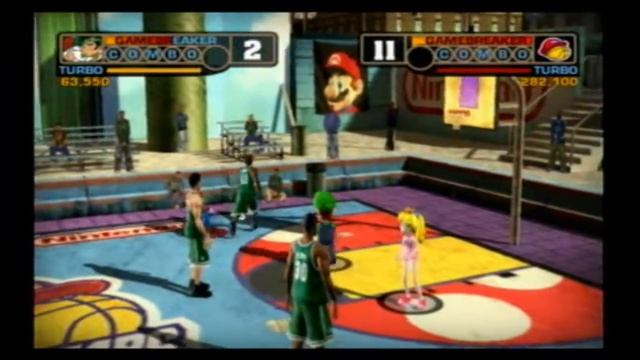 NBA Street V3 - Nintendo All Stars vs (Got Game) Boston Celtics смотреть онлайн