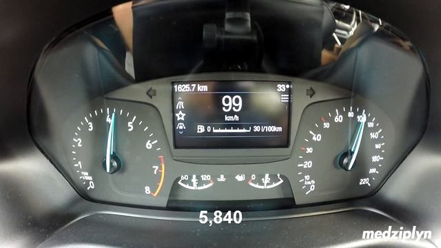 New Ford Fiesta 1.0 Ecoboost 100k M6 Acceleration 0-100, 80-120 смотреть онлайн