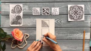 ТАНГЛЫ ДЛЯ НАЧИНАЮЩИХ. УЗОРЫ ДЛЯ ДУДЛИНГ, ЗЕНАРТ, ЗЕНТАНГЛ.