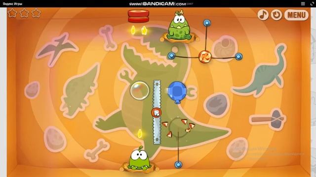 Полное прохождение игры Cut the Rope:Time Travel (2 часть) смотреть онлайн