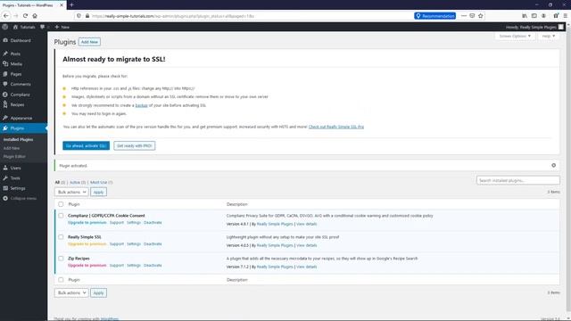 Really Simple SSL / Installation tutorial смотреть онлайн