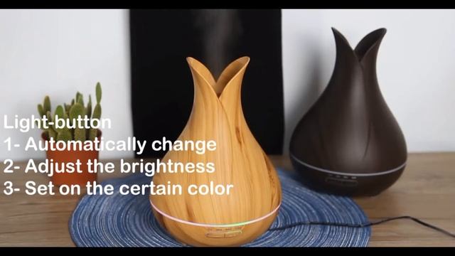 Аромалампа увлажнитель KBAYBO 400 мл смотреть онлайн