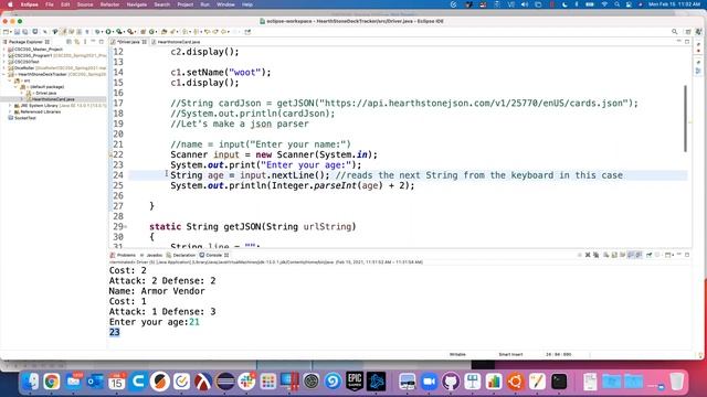 CSC250 2/15/21 - Scanner in Java and reading from a Website смотреть онлайн