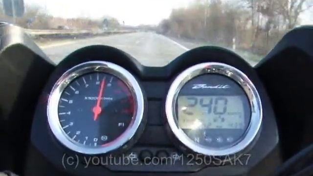 Suzuki Bandit 1250 SR Racing - top speed (part 2) смотреть онлайн