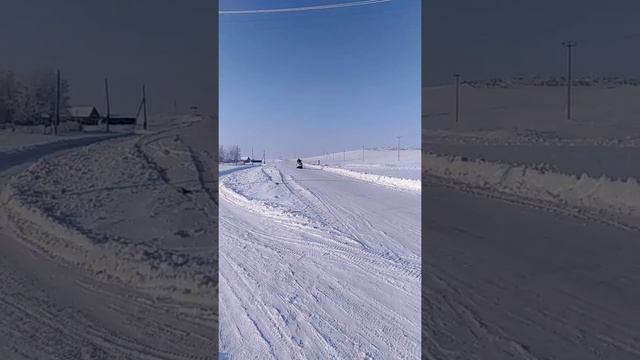 Снегоход Буран по накатке двигатель Лифан 18,5л.с смотреть онлайн