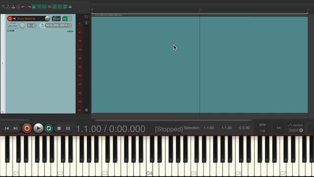 Drum Machine Style MIDI Recording in REAPER смотреть онлайн