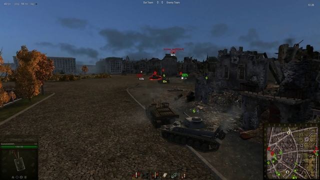 World of Tanks - T28 Urban Action (Ruinberg) смотреть онлайн