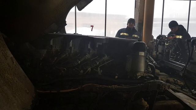 Пуск контрактного мотора DAF 105 смотреть онлайн