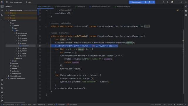 Executor, Runnable, Callable, Future, Interrupt ~/ Многопоточность в Java☕ смотреть онлайн