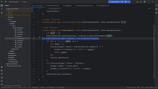 Executor, Runnable, Callable, Future, Interrupt ~/ Многопоточность в Java☕