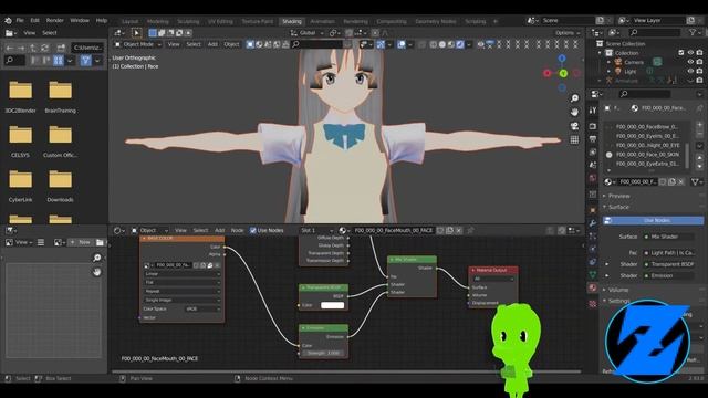 VRoid to Blender Extra (2.93) - Blender Lighting смотреть онлайн