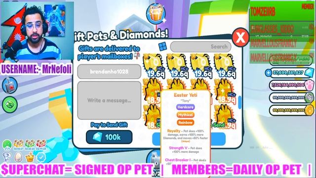 ?LIVE ROBLOX PET SIMULATOR X| NEW RAINBOW HARDCORE EASTER PET MAILBOX GIVEAWAY |SIGNING PET #PetSim смотреть онлайн