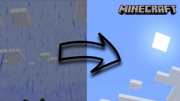 Команды на изменение погоды в Майнкрафт