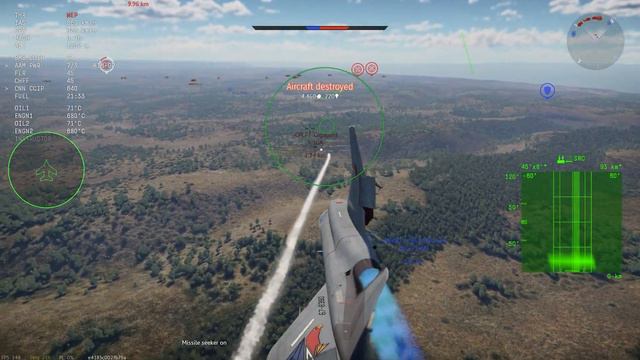 【War Thunder】🌟Gameplay × F-4EJ Phantom II｜Japan Air Self-Defense Force｜JASDF｜fighter｜AIM-9P｜Cold Wa смотреть онлайн