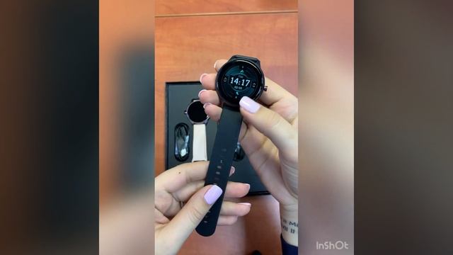 Распаковка Смарт часов CUBOT W03 в чёрном цвете смотреть онлайн