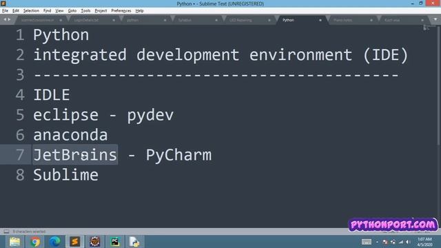 Help on #PythonIDE Selection, find the best #IDE as per your requirement. смотреть онлайн