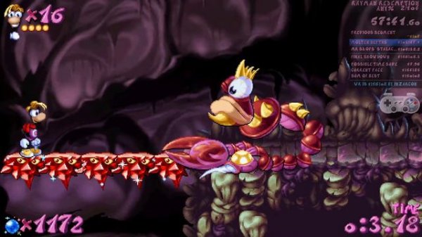 [World Record] Rayman Redemption | Full Game Any% Speedrun in 1:52:33