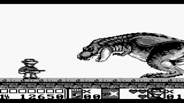 Jurassic Park 2: The Chaos Continues (Gameboy) | Finale | Trex Boss and Credits! смотреть онлайн