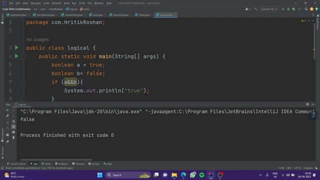 Java Tutorial: Relational and Logical Operators in Java (Hindi) смотреть онлайн