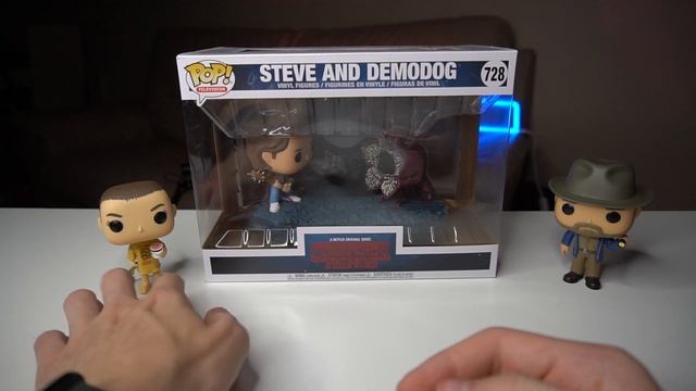 Одинадцать, Хоппер и Стив - Фигурки Funko POP! По Очень Странным Делам / Stranger Things смотреть онлайн