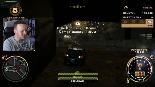 I Tried to Escape 100 Cops in NFS Most Wanted... смотреть онлайн